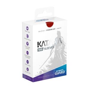Ultimate Guard Katana Sleeves (100) – Red – Standard