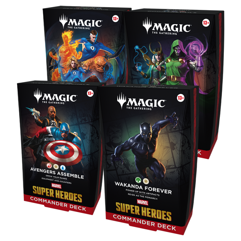 Mtg: Universes Beyond MARVEL SUPERHEROES Commander Decks