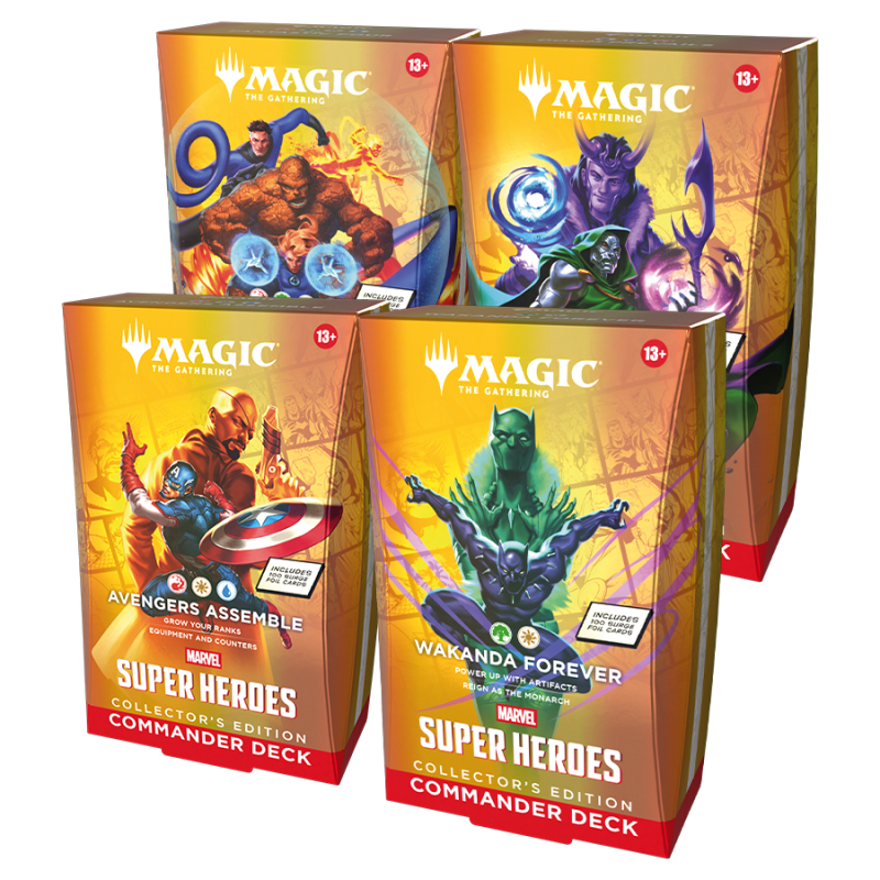 Mtg: Universes Beyond MARVEL SUPERHEROES Collector's Commander Decks