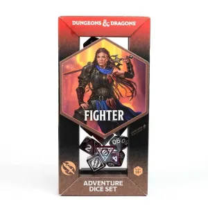 Dungeons & Dragons Adventure Dice Set - Fighter: Red