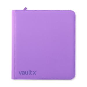 Vault X – 12-Pkt Exo-Tec Zip Binder – Just Purple