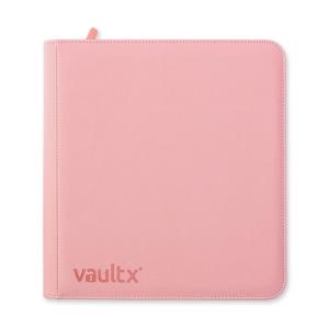 Vault X – 12-Pkt Exo-Tec Zip Binder – Just Pink