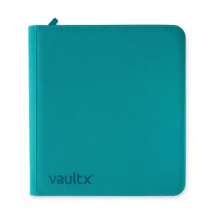 Vault X – 12-Pkt Exo-Tec Zip Binder – Ocean Blue