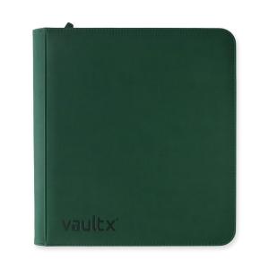 Vault X – 12-Pkt Exo-Tec Zip Binder – Forest Green