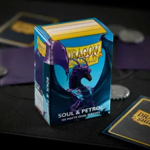 Dragon Shield Sleeves – Petrol/Soul Dual