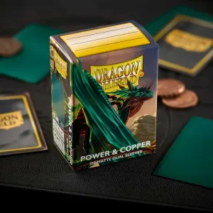 Dragon Shield Sleeves – Power/Copper Matte Dual