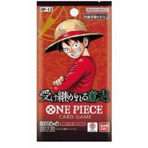 One Piece TCG: Carrying on His Will (OP-13) Booster Pack ( JAPANESE )