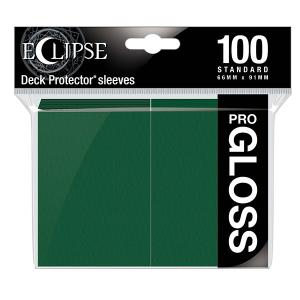 Ultra Pro – Eclipse Gloss Standard Sleeves 100 Pack – Forest Green