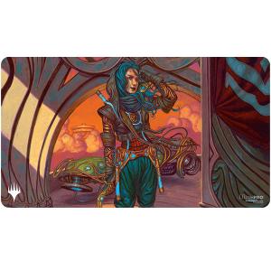 MTG Aetherdrift Playmat Borderless Racer feat. Sita Varma, Masked Racer