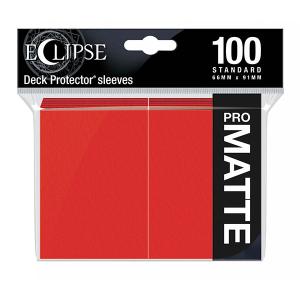 UP Eclipse Gloss Pro-Matte Standard Sleeves – Apple Red