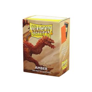 Dragon Shield Sleeves (100) – Matte Amber