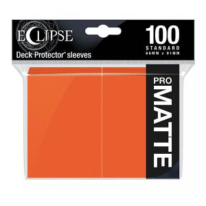 Ultra Pro – Eclipse Standard Matte Sleeves 100 Pack – Pumpkin Orange