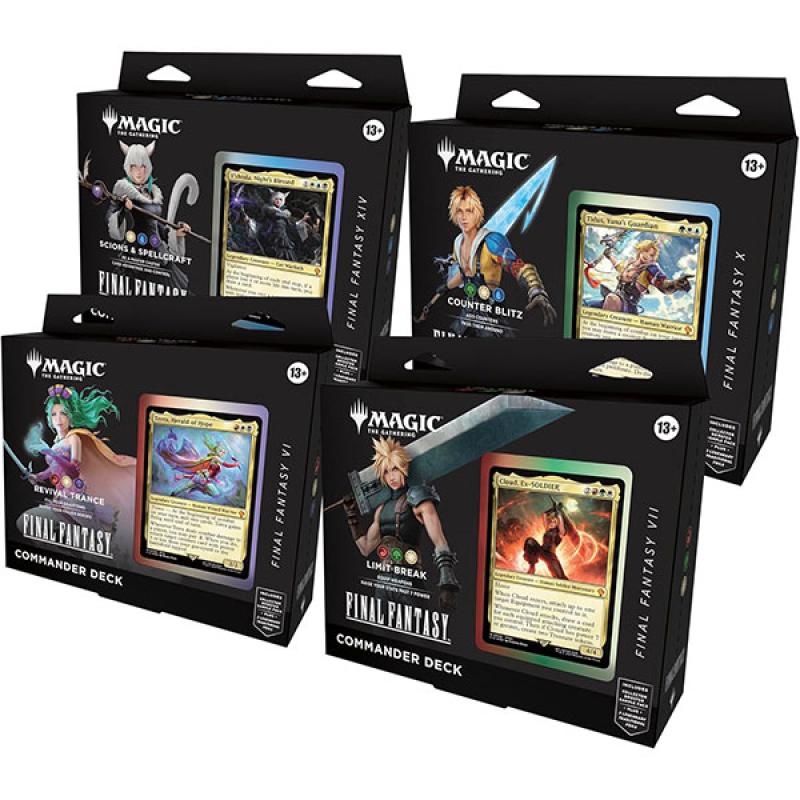 Mtg: Universes Beyond FINAL FANTASY Commander Decks